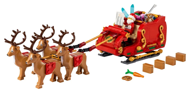 LEGO 40499-1 Santa's Sleigh — 343 pieces, released 2021