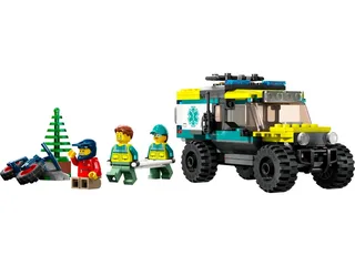 LEGO 40582-1 4x4 Off-Road Ambulance Rescue — 162 pieces, released 2023