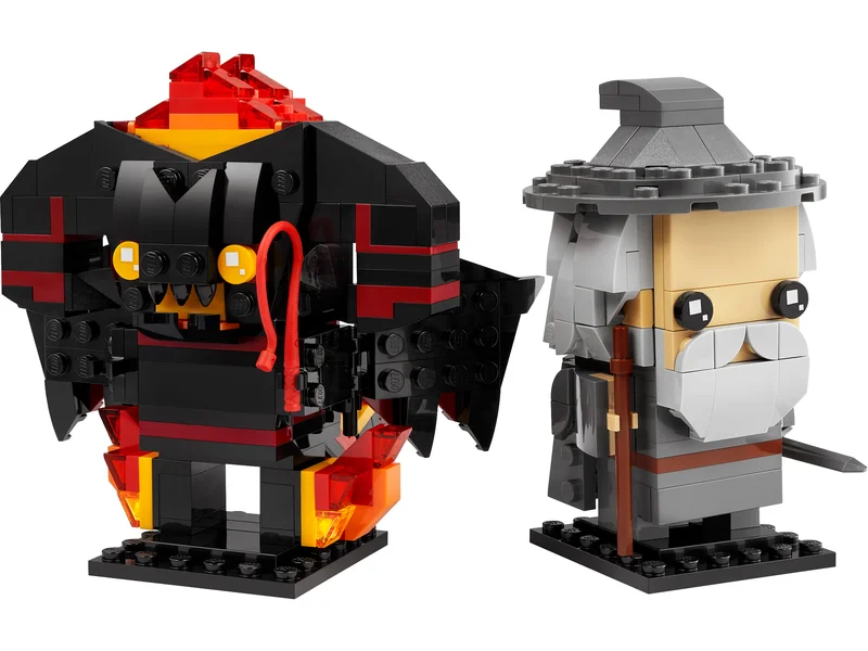 LEGO 40631-1 Gandalf the Grey and Balrog — 348 pieces, Brickheadz theme