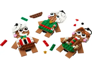 LEGO 40642-1 Gingerbread Ornaments — 190 pieces, released 2023