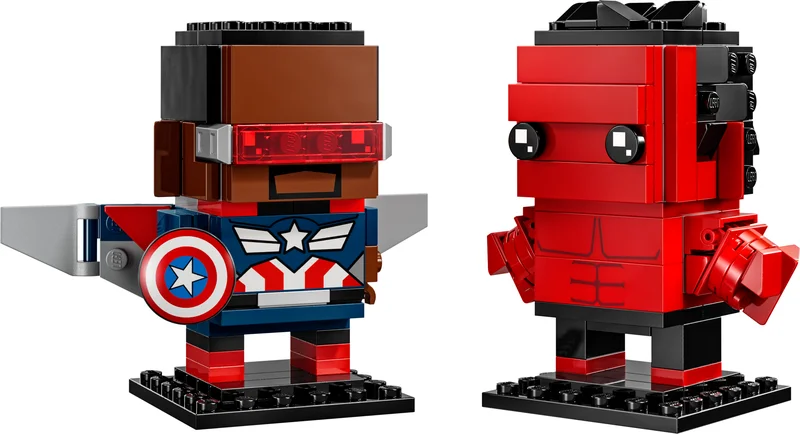 LEGO 40668-1 Captain America & Red Hulk Figures — 202 pieces, Brickheadz theme