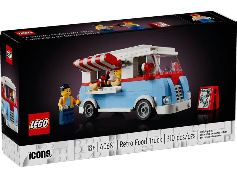 LEGO 40681-1 Retro Food Truck — 310 pieces, Icons theme