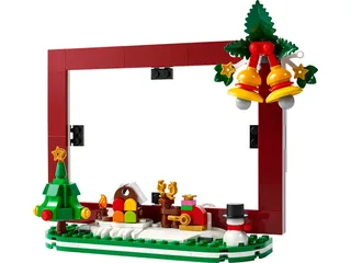 LEGO 40702-1 Christmas Picture Frame — 209 pieces, released 2024