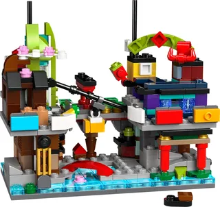LEGO 40706-1 Micro NINJAGO City Markets — 365 pieces, released 2024