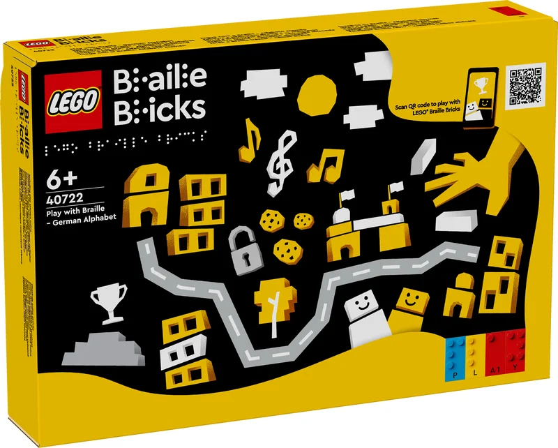 LEGO 40722-1 Play with Braille - German Alphabet — 287 pieces, Other theme