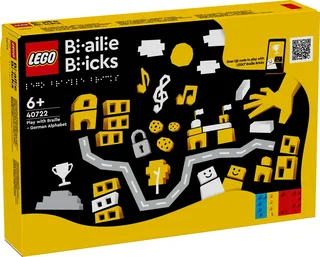 LEGO 40722-1 Play with Braille - German Alphabet — 287 pieces, released 2024