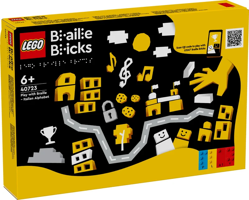 LEGO 40723-1 Play with Braille - Italian Alphabet — 287 pieces, Other theme