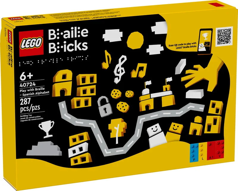 LEGO 40724-1 Play with Braille - Spanish Alphabet — 287 pieces, Other theme