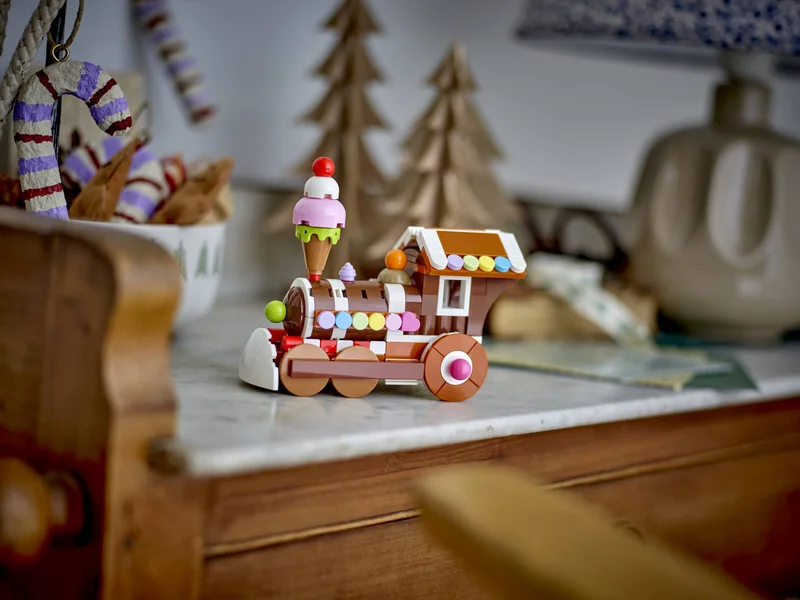 Celebration Series: Gingerbread Train Ornament - View 2