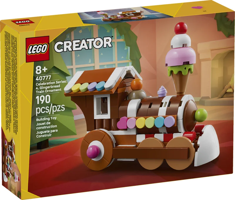 Celebration Series: Gingerbread Train Ornament - View 3