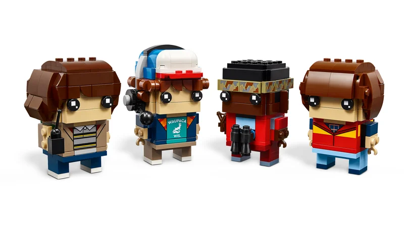 Mike, Dustin, Lucas and Will Figures - View 2