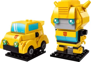 LEGO 40804-1 Bumblebee Robot & Vehicle — 253 pieces, Brickheadz theme