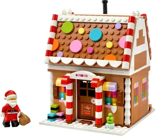 LEGO 40809-1 Festive Gingerbread House — 498 pieces, released 2025