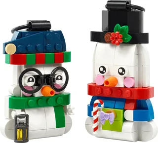 LEGO 40812-1 Snowman Ornaments — 168 pieces, released 2025
