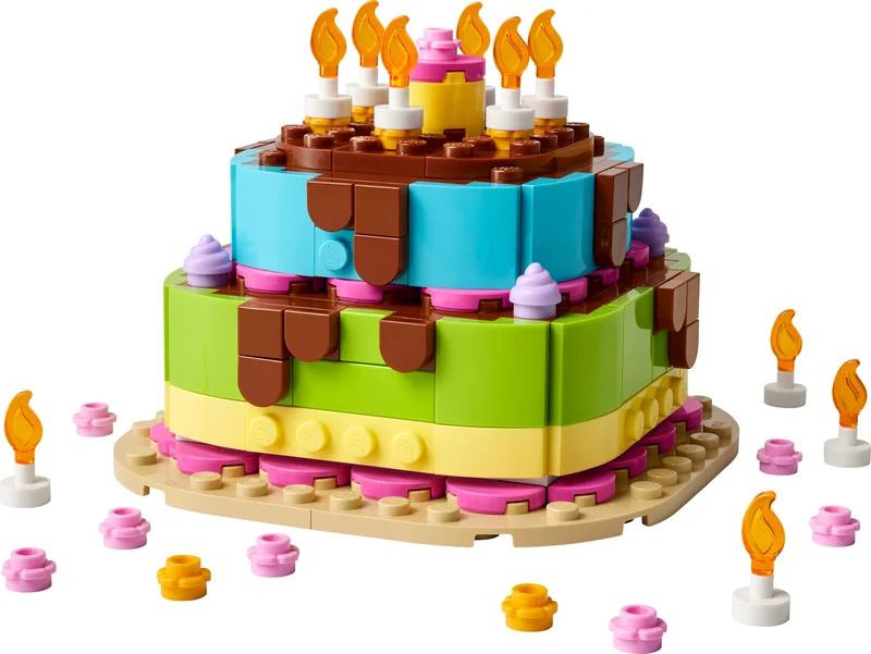 LEGO 40815-1 Birthday Party Cake — 219 pieces, Seasonal theme