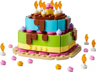 LEGO 40815-1 Birthday Party Cake — 219 pieces, Seasonal theme