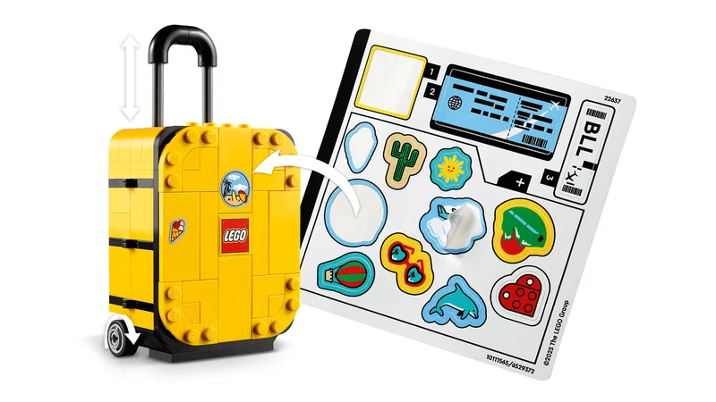 Yellow Travel Suitcase - View 2