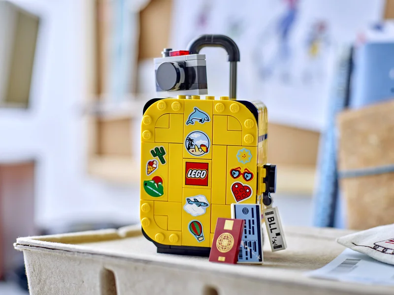 Yellow Travel Suitcase - View 4