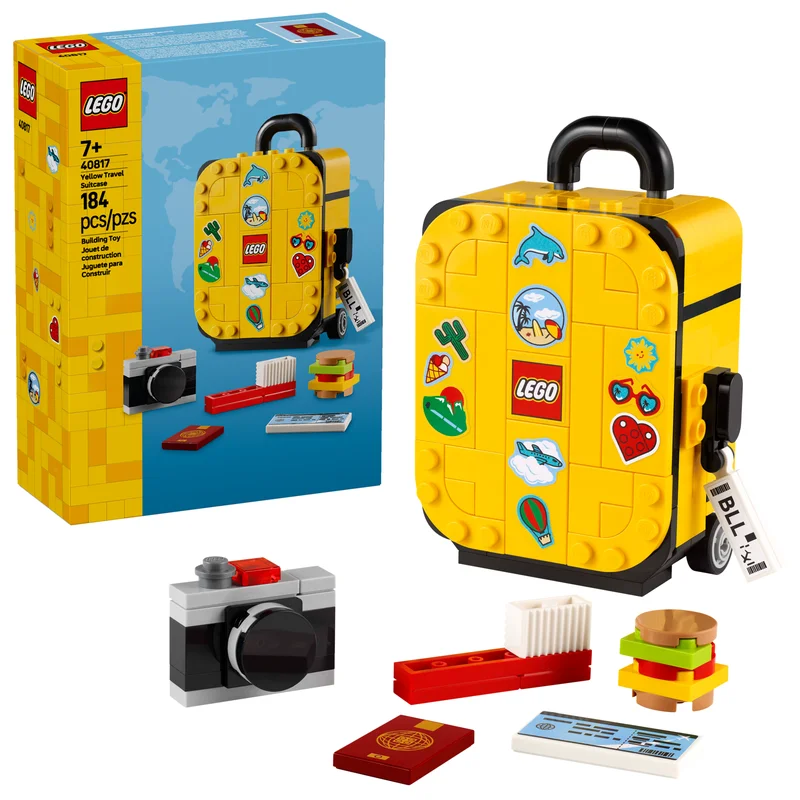 Yellow Travel Suitcase - View 6