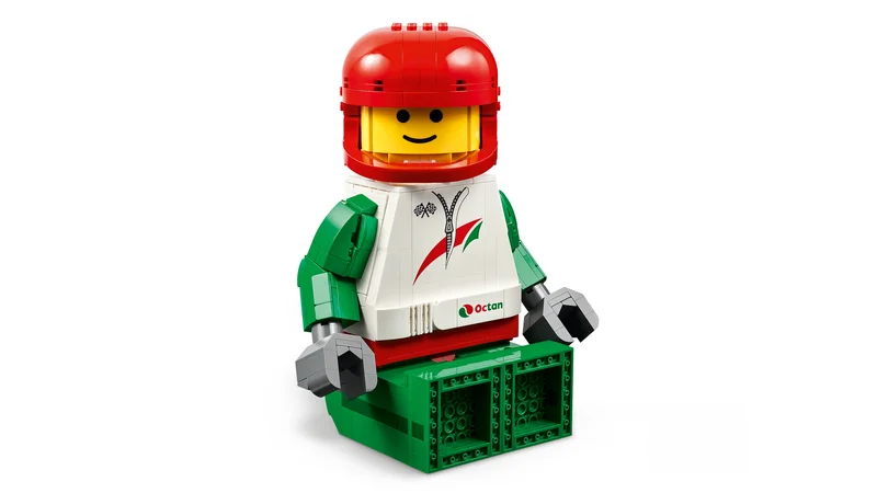 Up-Scaled Racing Driver Minifigure - View 2