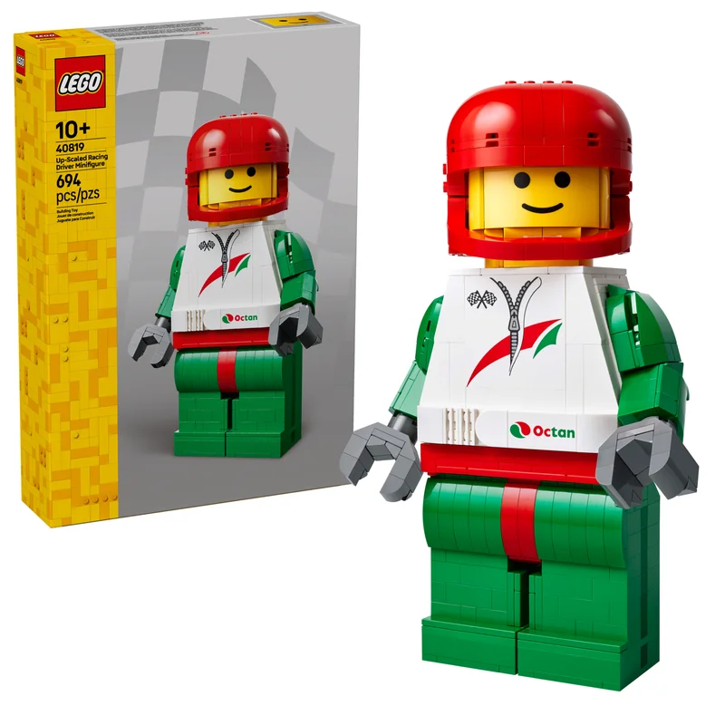 Up-Scaled Racing Driver Minifigure - View 4