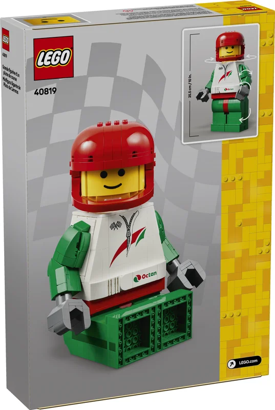 Up-Scaled Racing Driver Minifigure - View 5