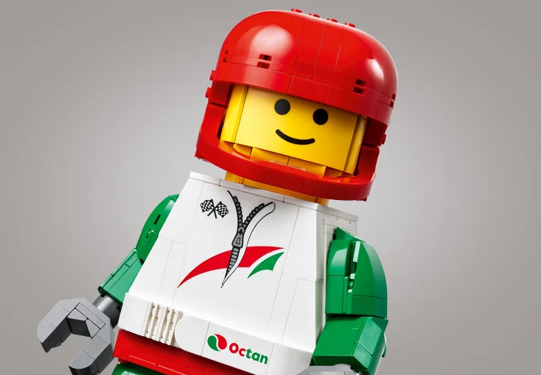 Up-Scaled Racing Driver Minifigure - View 8