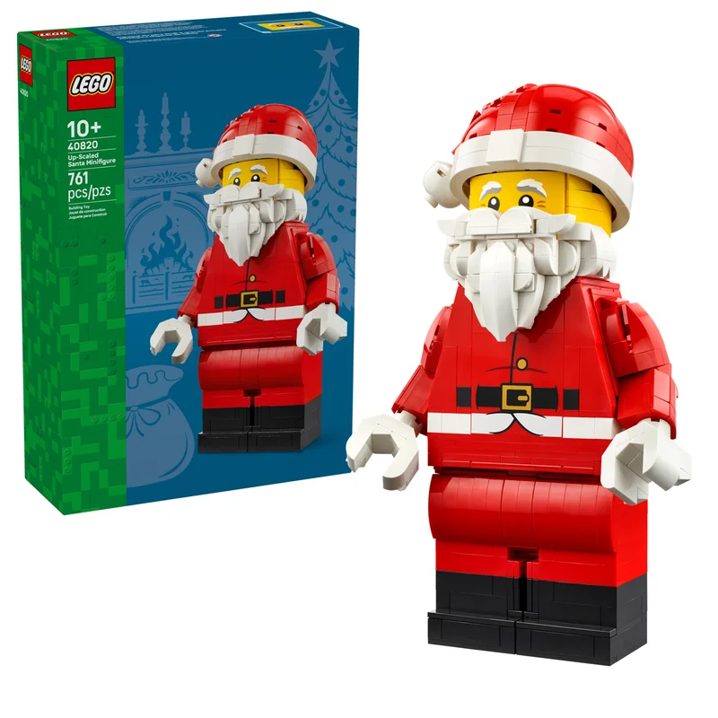 Up-Scaled Santa Minifigure - View 6