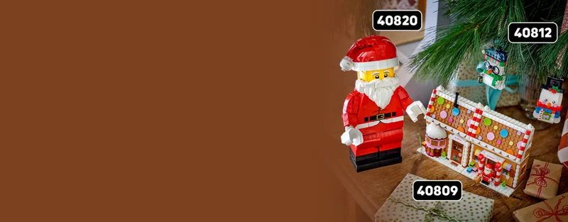 Up-Scaled Santa Minifigure - View 8