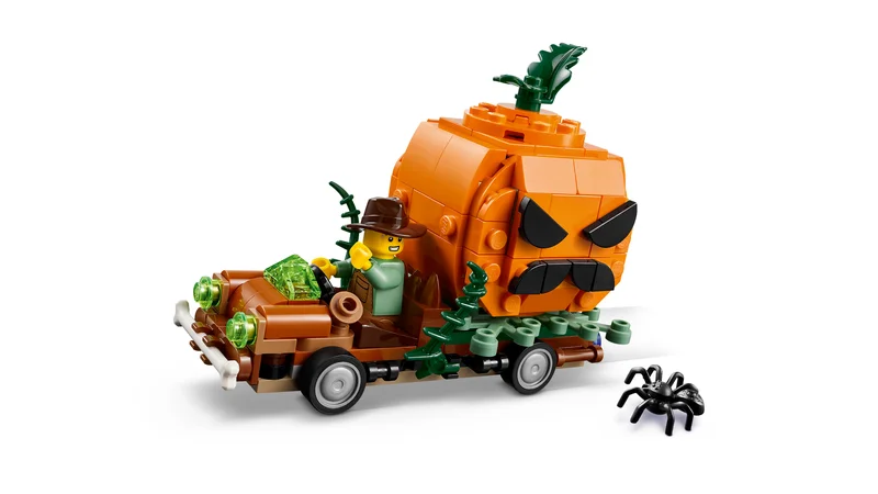 Jack-o'-Lantern Pickup Truck - View 2