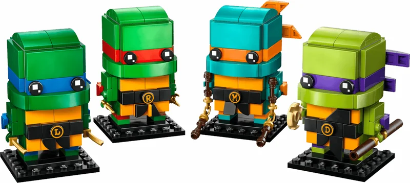 LEGO 40878-1 Teenage Mutant Ninja Turtles Figures — 567 pieces, Brickheadz theme