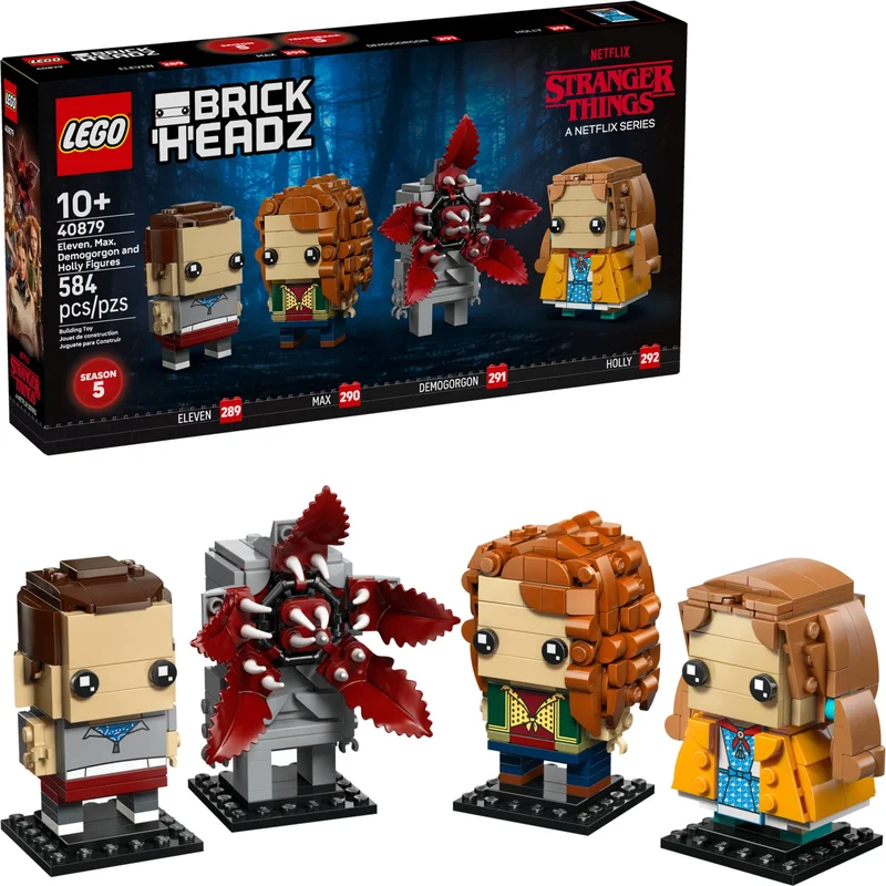 Eleven, Max, Demogorgon and Holly Figures - View 3