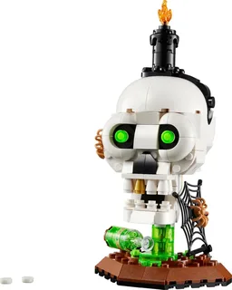 LEGO Halloween Skull Candle