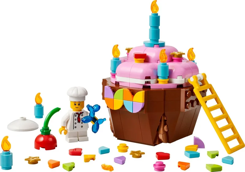 LEGO 40905-1 Birthday Cupcake — 174 pieces, Seasonal theme