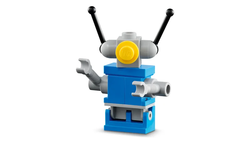 Up-Scaled Blue Astronaut Minifigure - View 2