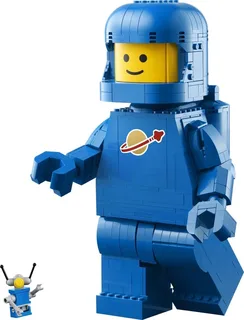 LEGO Up-Scaled Blue Astronaut Minifigure