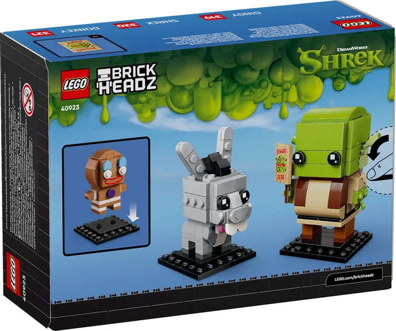 Shrek, Donkey & Gingy Figures - View 3