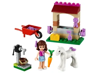 LEGO 41003-1 Olivia's Newborn Foal — 85 pieces, Friends theme