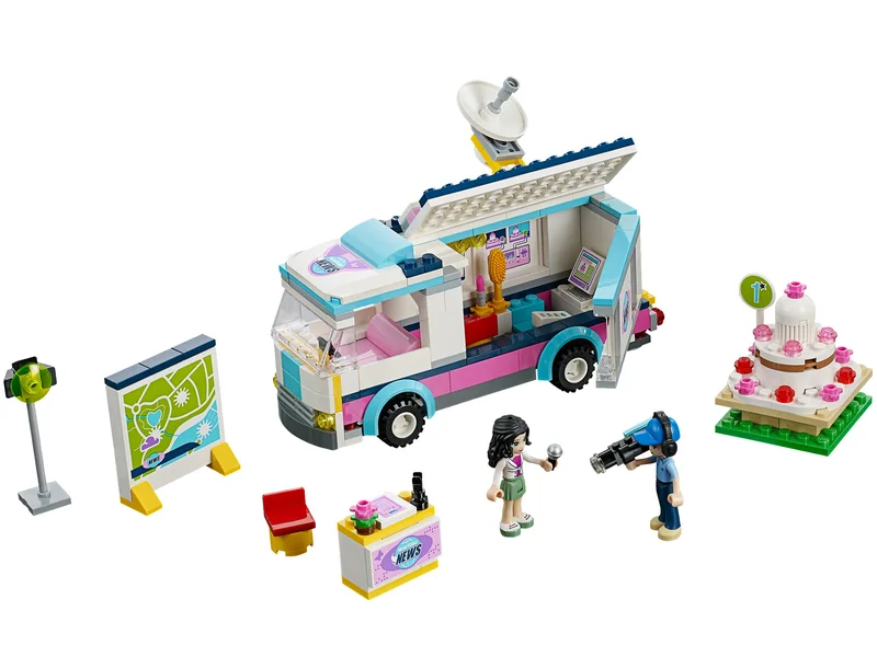 Heartlake News Van - LEGO Set 41056-1 - 2014