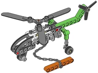 LEGO 412402-1 Helicopter — 56 pieces, Technic theme