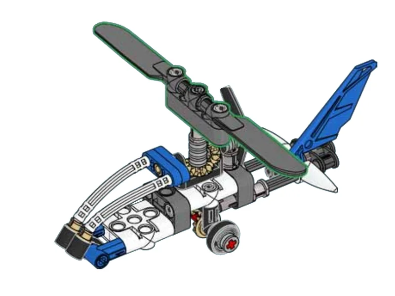 LEGO 412503-1 Gyrocopter — 63 pieces, Technic theme