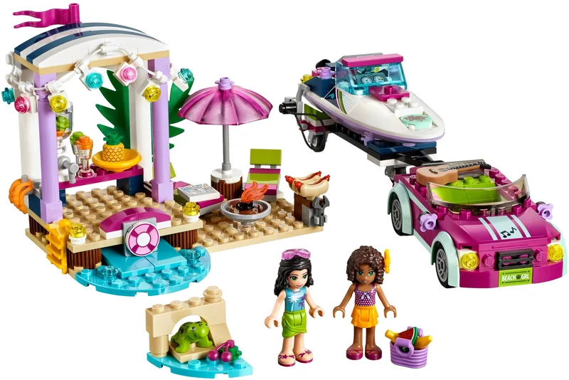 Andrea's Speedboat Transporter - LEGO Set 41316-1 - 2017