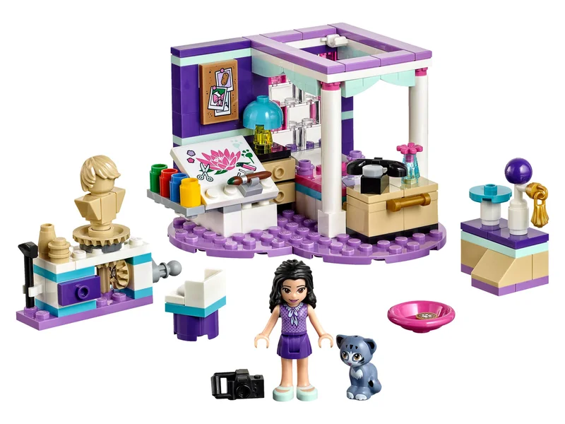 Emma's Deluxe Bedroom - LEGO Set 41342-1 - 2018