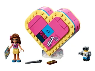 LEGO 41357-1 Olivia's Heart Box — 85 pieces, released 2019