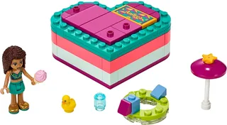 LEGO 41384-1 Andrea's Summer Heart Box — 83 pieces, released 2019