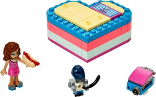 LEGO 41387-1 Olivia's Summer Heart Box — 93 pieces, released 2019