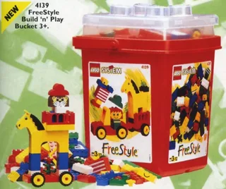 LEGO 4139-1 Freestyle Bucket — 249 pieces, released 1997