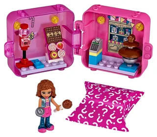 LEGO 41407-1 Olivia's Shopping Play Cube — 47 pieces, released 2020