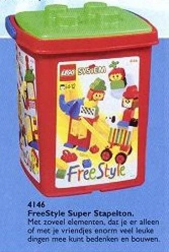 LEGO 4146-1 Extra Large Freestyle Bucket — 409 pieces, Freestyle theme