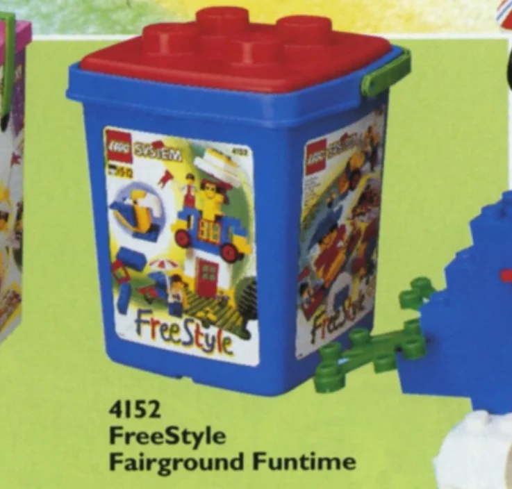 LEGO 4152-1 Large Freestyle Bucket — 409 pieces, Freestyle theme